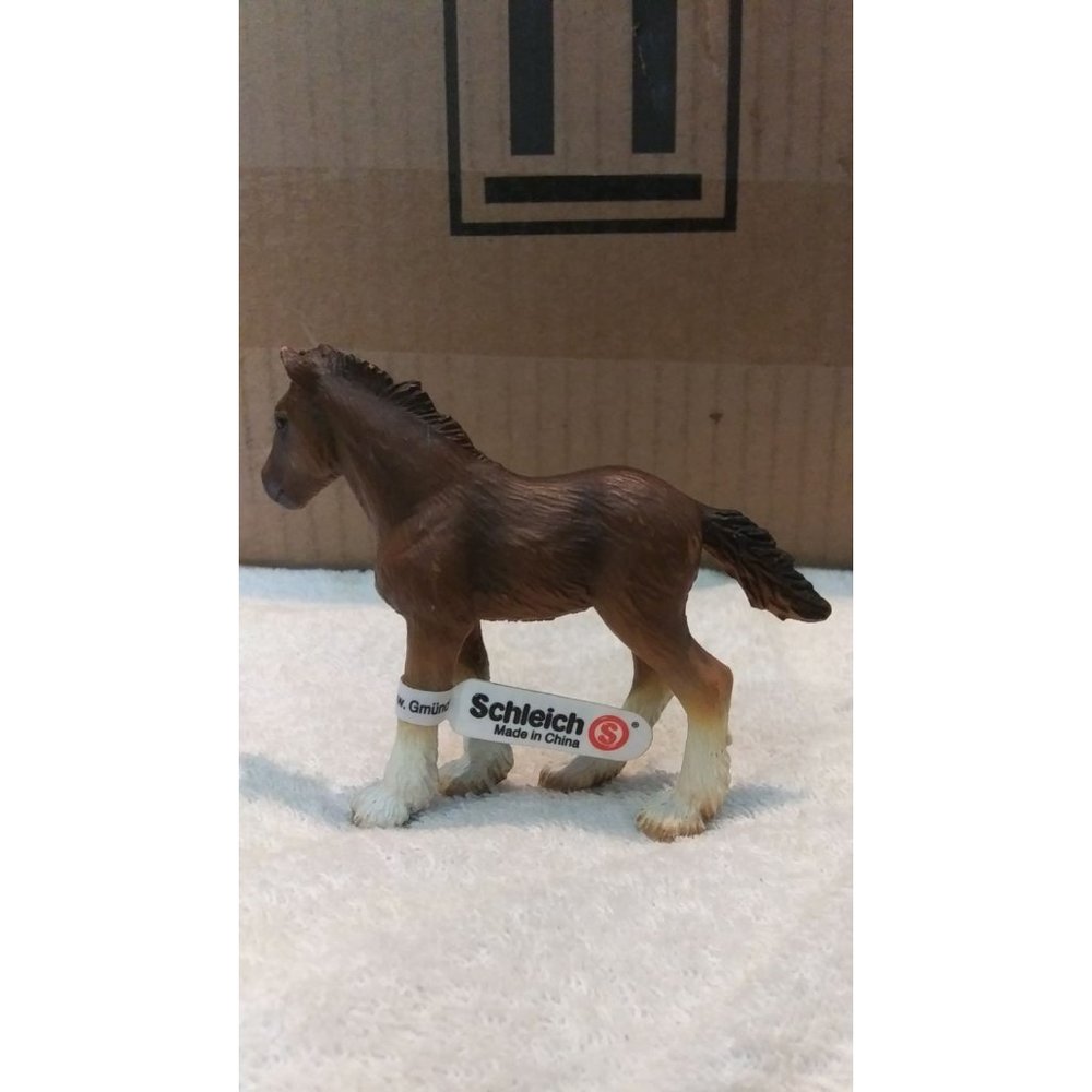 Schleich horse rare 2006 Shire Foal Animal Figure New w/ Tag #13272 retired